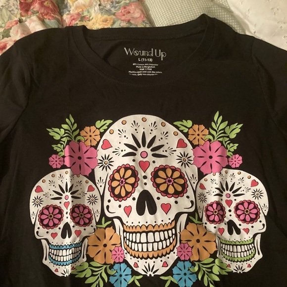 NWT  2 Sugar Skull Tee Shirt Bundle - Picture 2 of 5